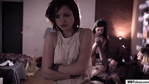 Strange hookup in an establishment - Ashley Adams, Whitney Wright, Eliza Jane