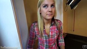 First-timer girl Bailey pounded Pov on casting couch