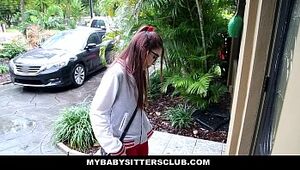 MyBabySittersClub - Small Childminder (Sally Squirt) Banged By The Insane Boss